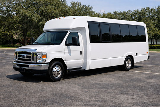 18-passenger minibus available for charter in Harrisburg, PA